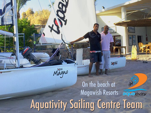 Aquativity Sailing Instructors: Hamada and Mahmoud