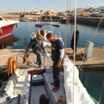 Onboard & sails ready on Suzanne, Pegasus 800
