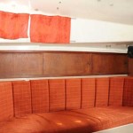 Almost 2 meters headroom: Port side saloon